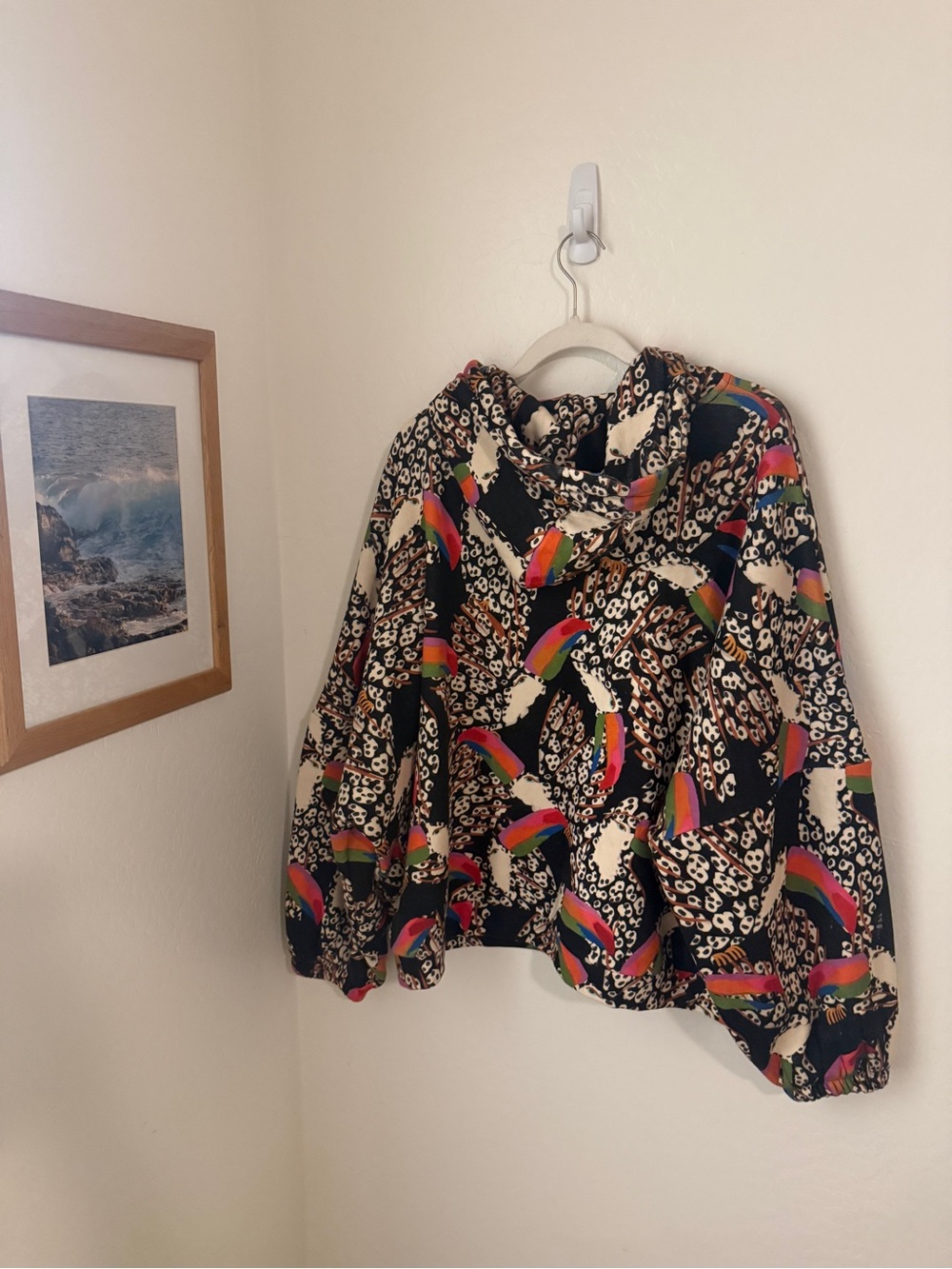 Farm Rio Leopard Toucans Sweatshirt Hoodie - Picture 7 of 7